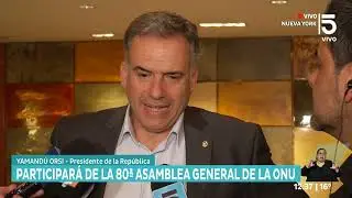 Yamandú Orsi participa en la Asamblea General de Naciones Unidas