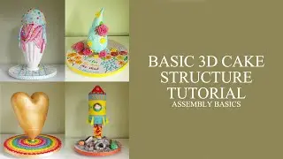 Basic 3D cake structure tutorial: assembly basics