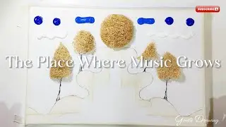 Gentle Lines | The Place Where Music Grows  | Acrylic Painting Process | Calm Art Vol.20