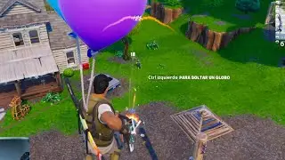 Maile Live - &iexcl;GAN&Eacute; LA PARTIDA SOLO CON GLOBOS VOLADORES! 😱🎈 | Fortnite