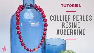 TUTORIEL | Collier Grosses Perles en R&eacute;sine &agrave; faire soi-m&ecirc;me