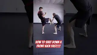 How to shut down a front kick fast #martialarts #martialartist #frontkick
