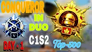 C1S2👑CONQUEROR RANK PUSH😈#pubgmobile #Pubgrankpushbd#Gamingcho