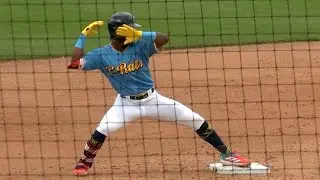 Jes&uacute;s Made hits two doubles for the Timber Rattlers