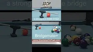 Shooting Over a Ball with Bridgemate Plus #shorts #pool #billiards #bridge #Bridgemae+ #SSOP