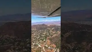 The Hollywood sign /Amazing Aerial View /flying spots #shorts