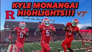 Kyle Monangai highlights vs Virginia Tech!! | 143 yards & 3 touchdowns! #rutgers #scarletknights