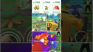 Electivire ⚡️ Breloom 🍃 Shadow Darmanitan 🔥 #pokemongo #pokemon #gbl