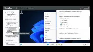 Testout | Network + | 4.6.7 Lab: Assisted Troubleshooting 2