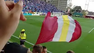 Motherwell 1 Rangers 1 last 5 mins of game atmosphere electric 2nd August 2025