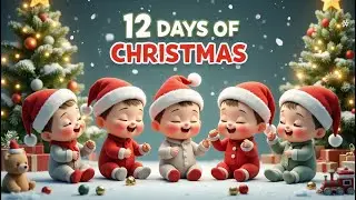 12 Days of Christmas | Baby dance | Cute Christmas Song for Kids & Toddlers | KidsLearn Rhymes