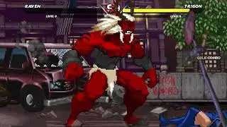 RAVEN VS TRIGON | INSANELY EPIC MUGEN BATTLE