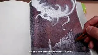 DIBUJANDO UN DRAGON por Sonia M&ordf; Corral