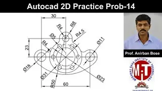 Autocad Practice Problem 14