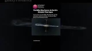 our Milky Way 🌌 is dancing like this #interstellar #solarsystem #universe