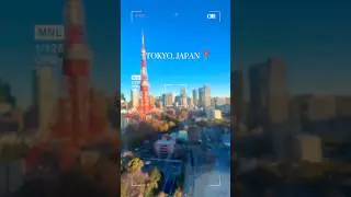 WOKE UP IN TOKYO 📍 #japan #tokyo #travel #youtubeshorts #shorts #views #vacation #food