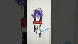 # Homemade key organiser #Key holder #Sangeeta's creation