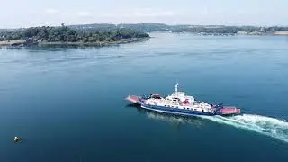 M.V. Portaferry Ferry Leaving Portaferry - DJI Mavic Mini Drone Movie