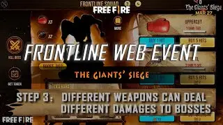 Frontline Web Event: The Giants' Siege | Free Fire SSA