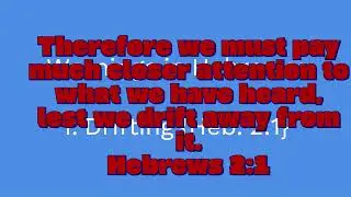 The 5 Warnings in the Book of Hebrews
