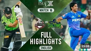 Lahor vs Multan sultan final match 