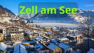 Zell am See, Austria. Walking Tour UHD. Walk 4k .
