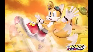 Sonic Free Riders No Kinect Patch + Zero Gravity voice pack showcase Rocky Ridge (Expert) Relay Race