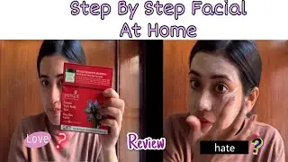 Step by Step Facial At Home with Biotique Party Glow kit | Instantly Glowing Skin #summerskincare