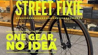 BIKE OF THE DAY #15 - MBK STREET FIXED GEAR (converted fixed gear, hipster bike)