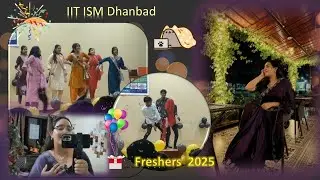 GRWM for a fresher's party in IIT ISM Dhanbad ✨ **wearing saree**  #iit #iitjee #iitjam #college 