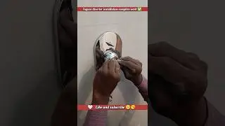Jaguar diverter installation work || Bathroom fitting