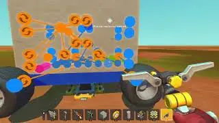 I built a Scissor lift in Scrap Mechanic!!!