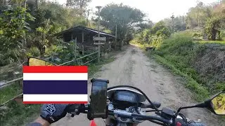 Found a dirt road in Thailand - first time off roading - Honda CRF 250
