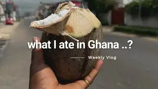 Eating Like a Local in Ghana | Fufu & Street Food + Gift For Mum