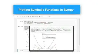 Plotting symbolic functions in Sympy