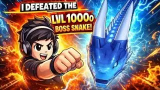 LVL 10000 BOSS SNAKE Defeat Challenge 🤯🔥 #29