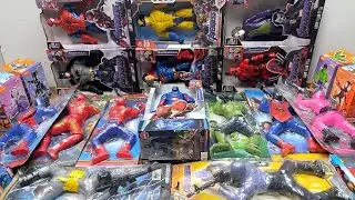 unboxing superhero spiderman ironman captain america squad game hulk toys assemble video