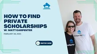How to Find Private Scholarships 2.28.23