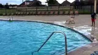 Raju and yudhi diving slow motion