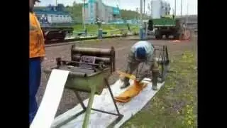Восстановление трубопровода Ду150 на ст Красноярск Восточный 2012г