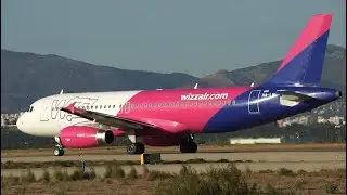 x10 RUSH HOUR Takeoffs & Landings at Athens Airport (ATH/LGAV) | Single Runway Operations (Part 3)