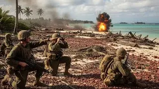 American Marines Witness Japanese Defenses Crumble on Peleliu’s Bloody Coral Shores