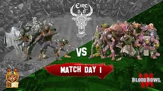 Eire BB Game 1 | Necromantic Horror vs Chaos Renegades | Blood Bowl 3 League