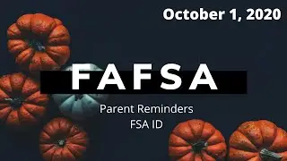 FAFSA Parent Reminders