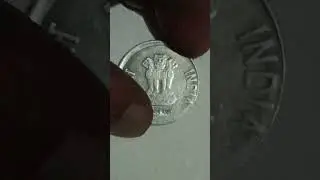 off centre error 2 Rs steel coin 2015 Kolkata mint#collectible