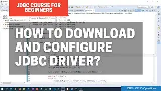 2. How to download and configure MySQL JDBC driver in Eclipse
