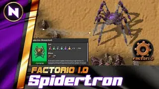 The Amazing SPIDERTRON in action - Factorio 1.0 Showcase