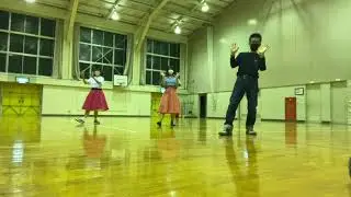 「オールディーズ ダンスを踊ろう！Pin Ups の練習。 ロックアラウンド ザ クロックを踊ってみた。」