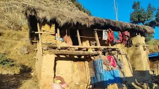 The DomesticwesternNepal village seen and peaceful environment and Daily working people spent life.