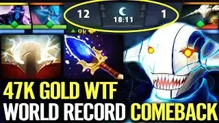 1 vs 9 Dota 2 Hardest 47k Gold Comeback - Sven Scepter Hard Carry gameplay